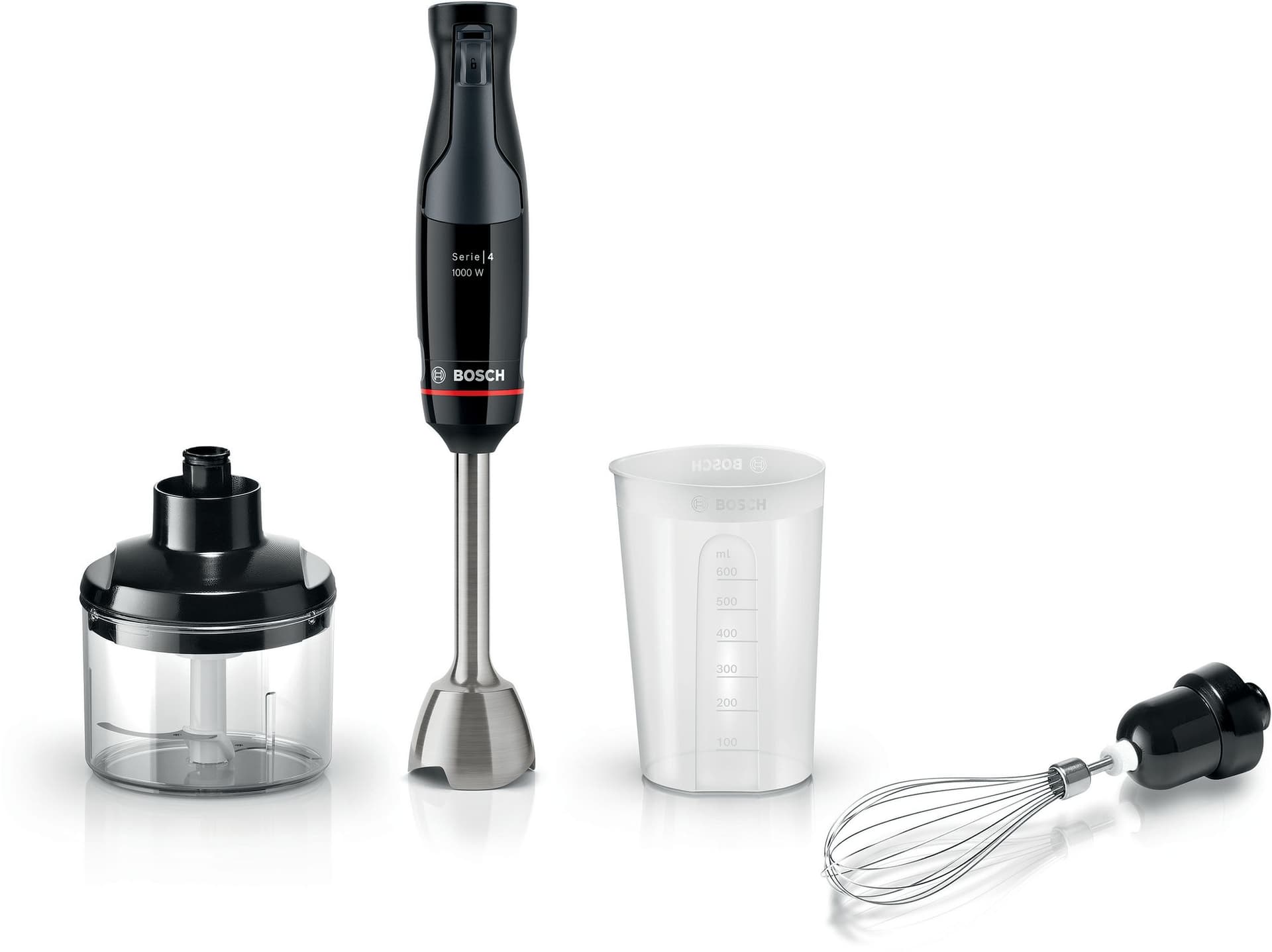 Bosch  Stavmixer ErgoMaster 1000 W Svart, antracit MSM4B621 Serie 4