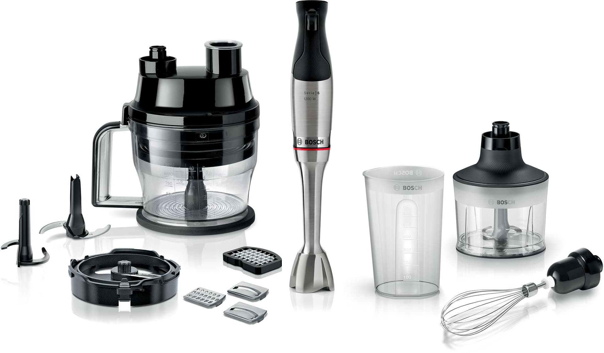 Bosch  Stavmixer ErgoMaster 1200 W Rostfritt stål MSM6M8X1 Serie 6