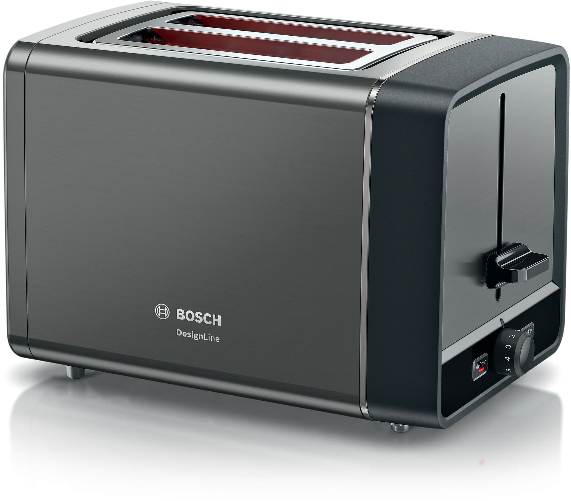 Bosch Brödrost DesignLine Grå TAT5P425