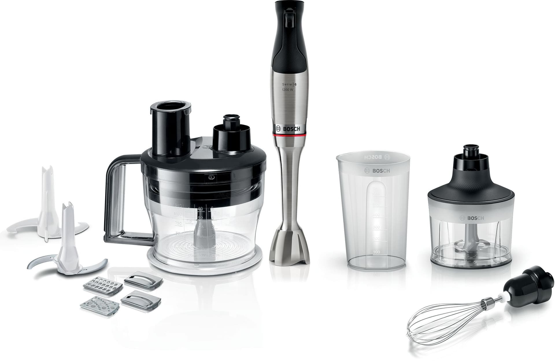Bosch  Stavmixer ErgoMaster 1200 W Rostfritt stål MSM6M871 Serie 6