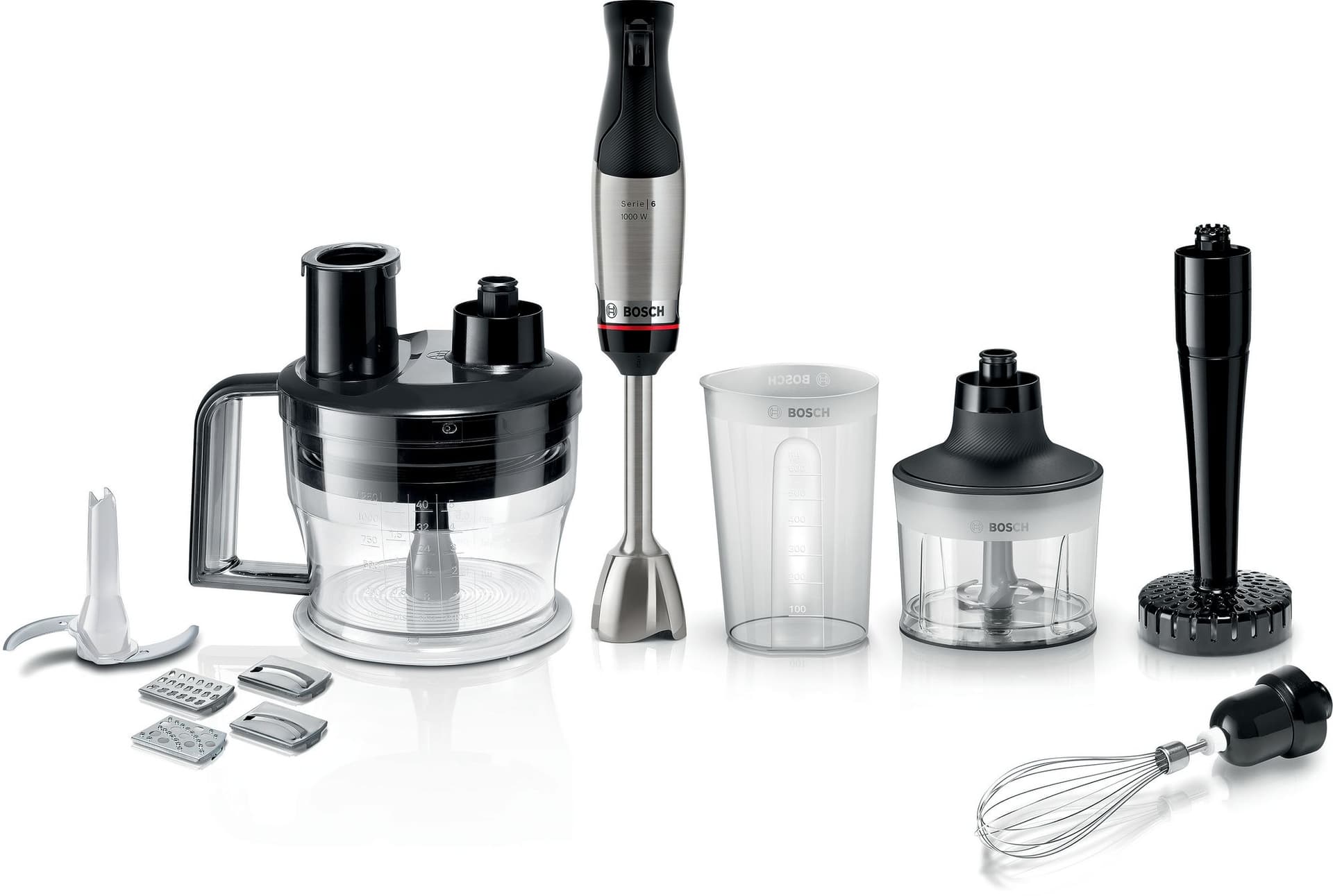 Bosch  Stavmixer ErgoMaster 1000 W Rostfritt stål MSM6M673 Serie 6