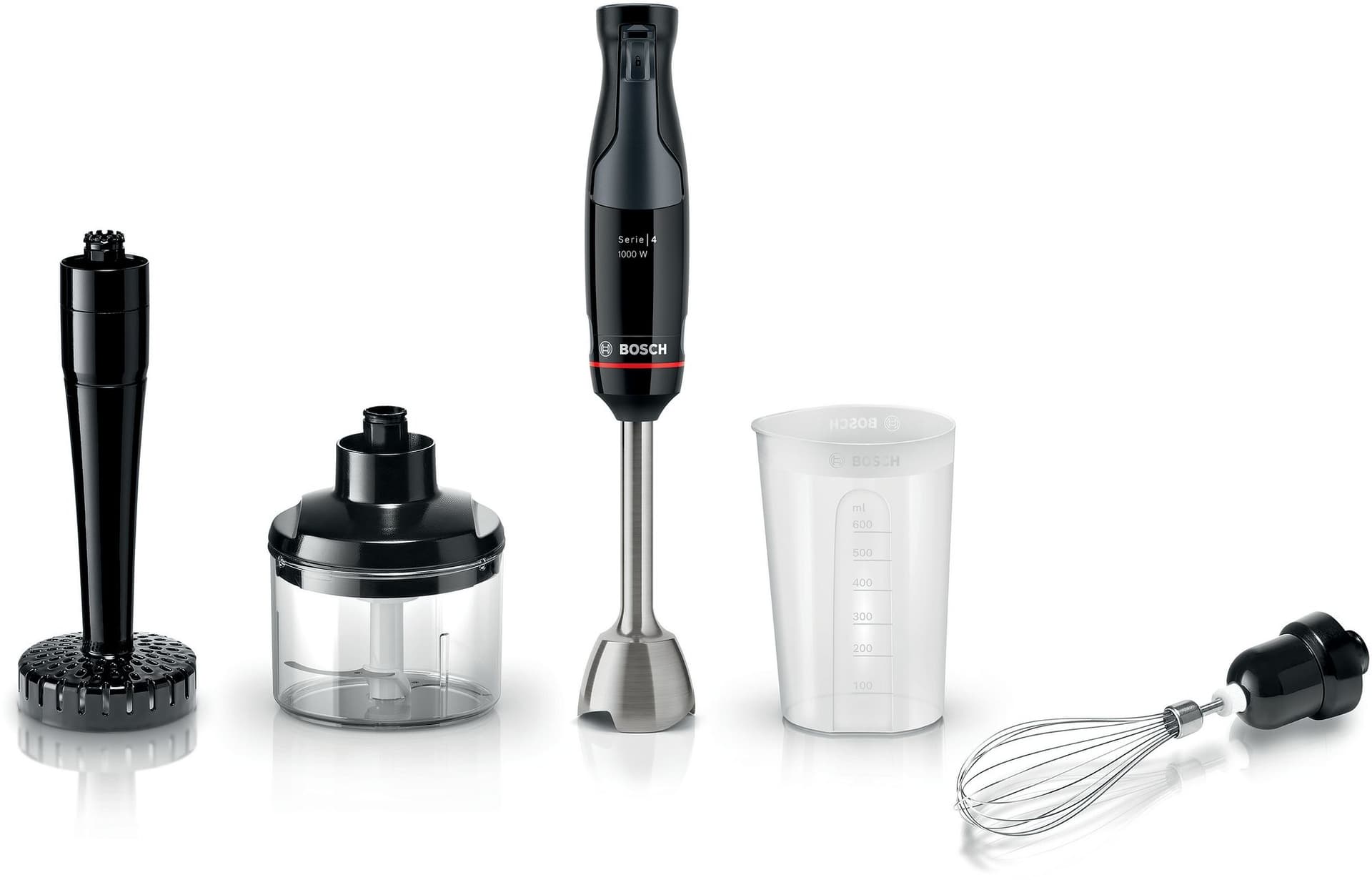 Bosch  Stavmixer ErgoMaster 1000 W Svart, antracit MSM4B623 Serie 4