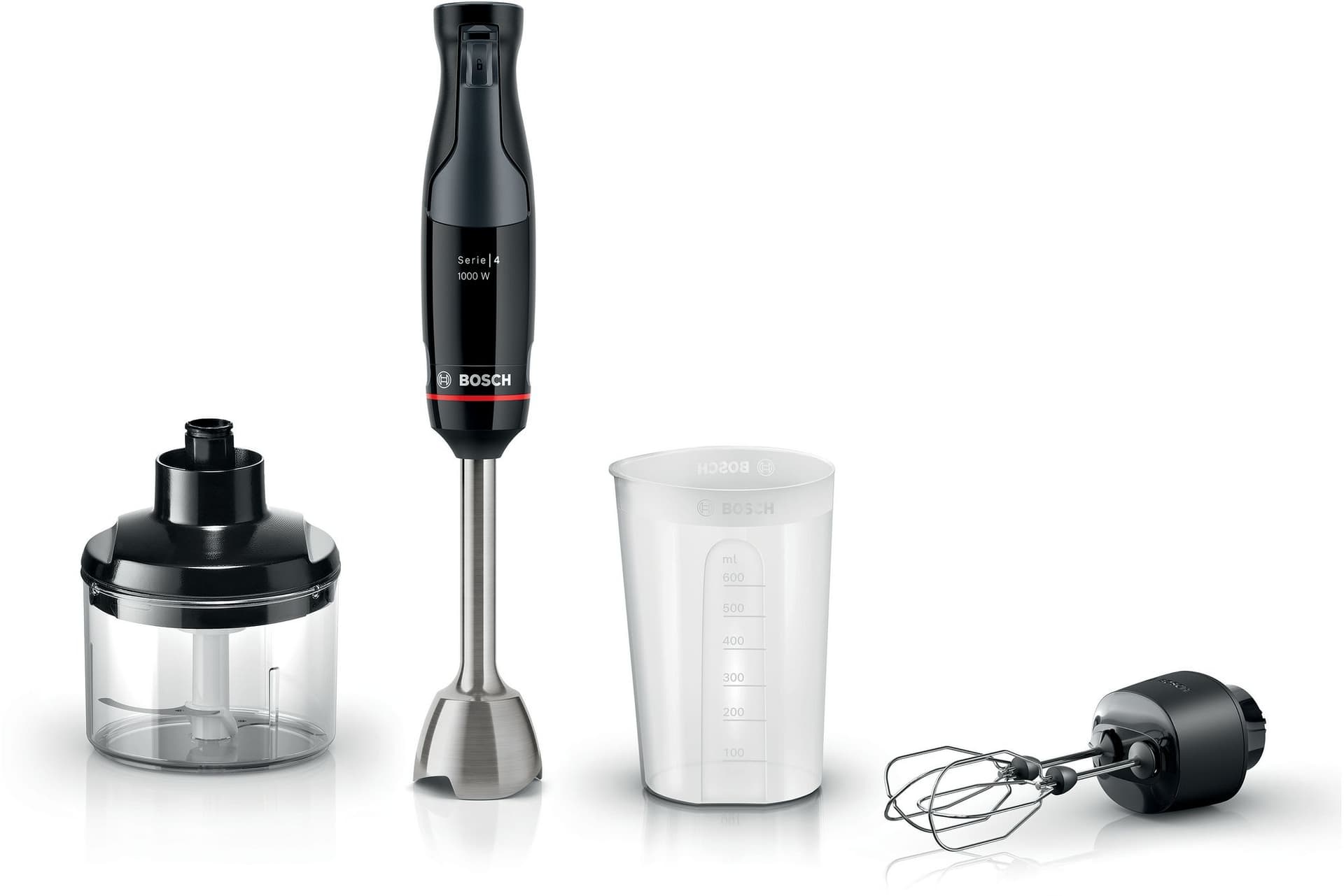 Bosch  Stavmixer ErgoMaster 1000 W Svart, antracit MSM4B624 Serie 4