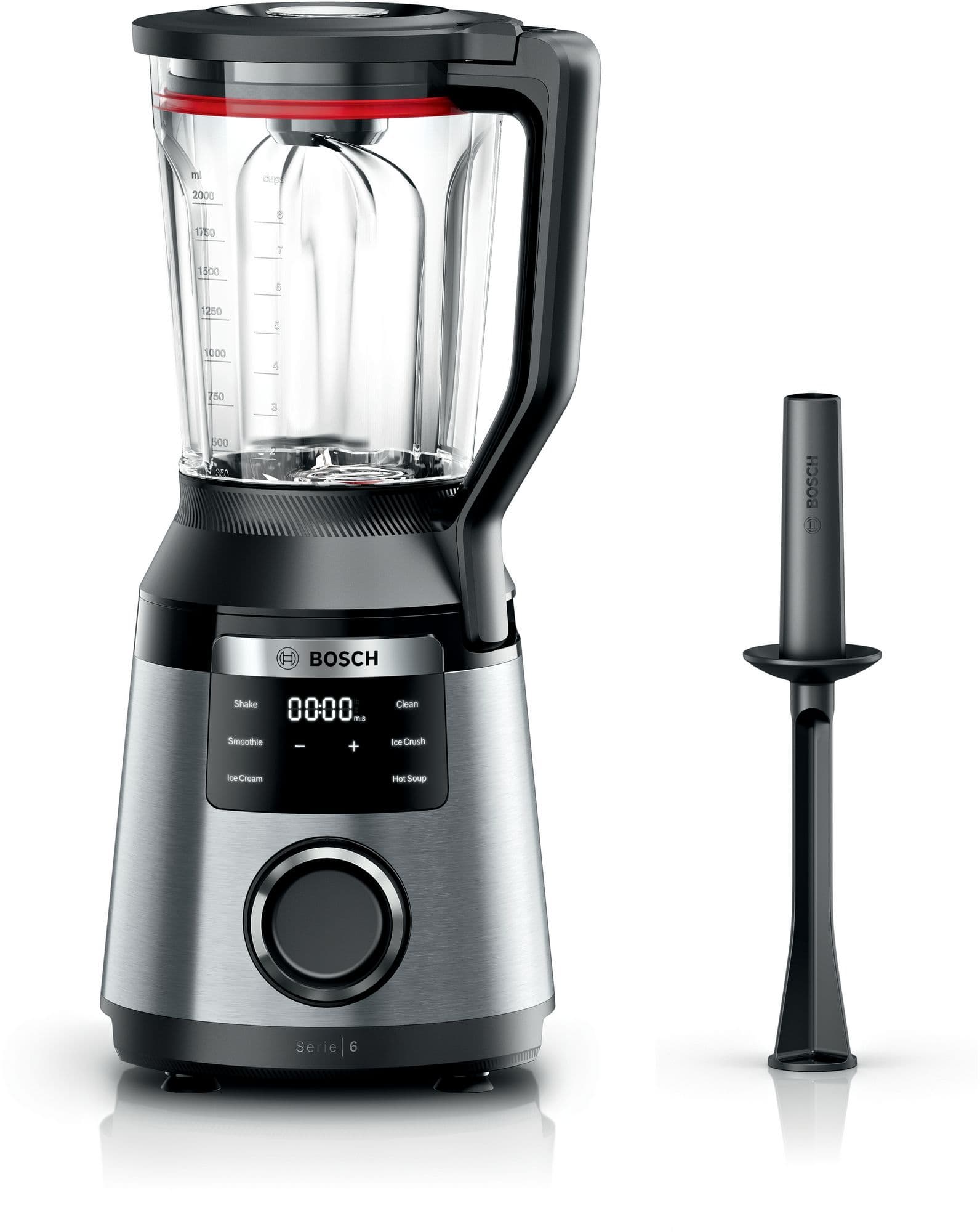 Bosch  Blender med hög prestanda VitaPower 1800 W Rostfritt stål MMB6762M Serie 6
