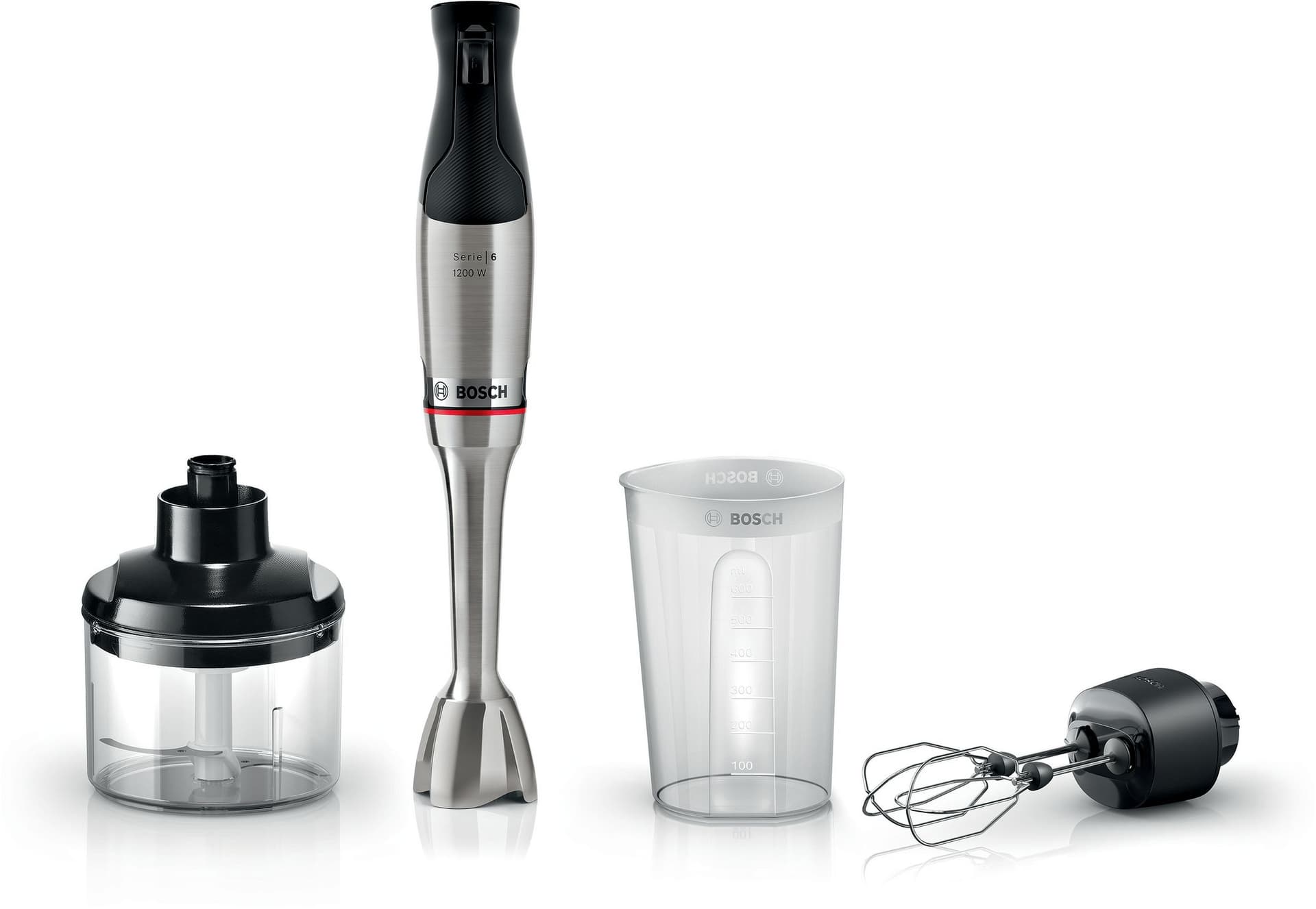 Bosch  Stavmixer ErgoMaster 1200 W Rostfritt stål MSM6M824 Serie 6