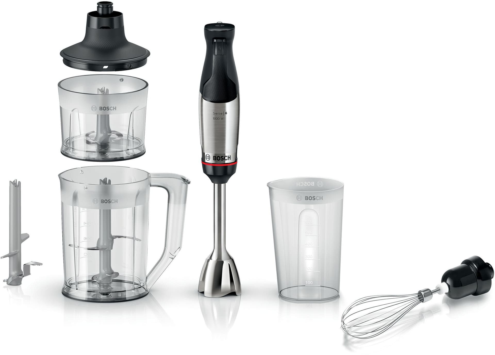 Bosch  Stavmixer ErgoMaster 1000 W Rostfritt stål MSM6M652 Serie 6