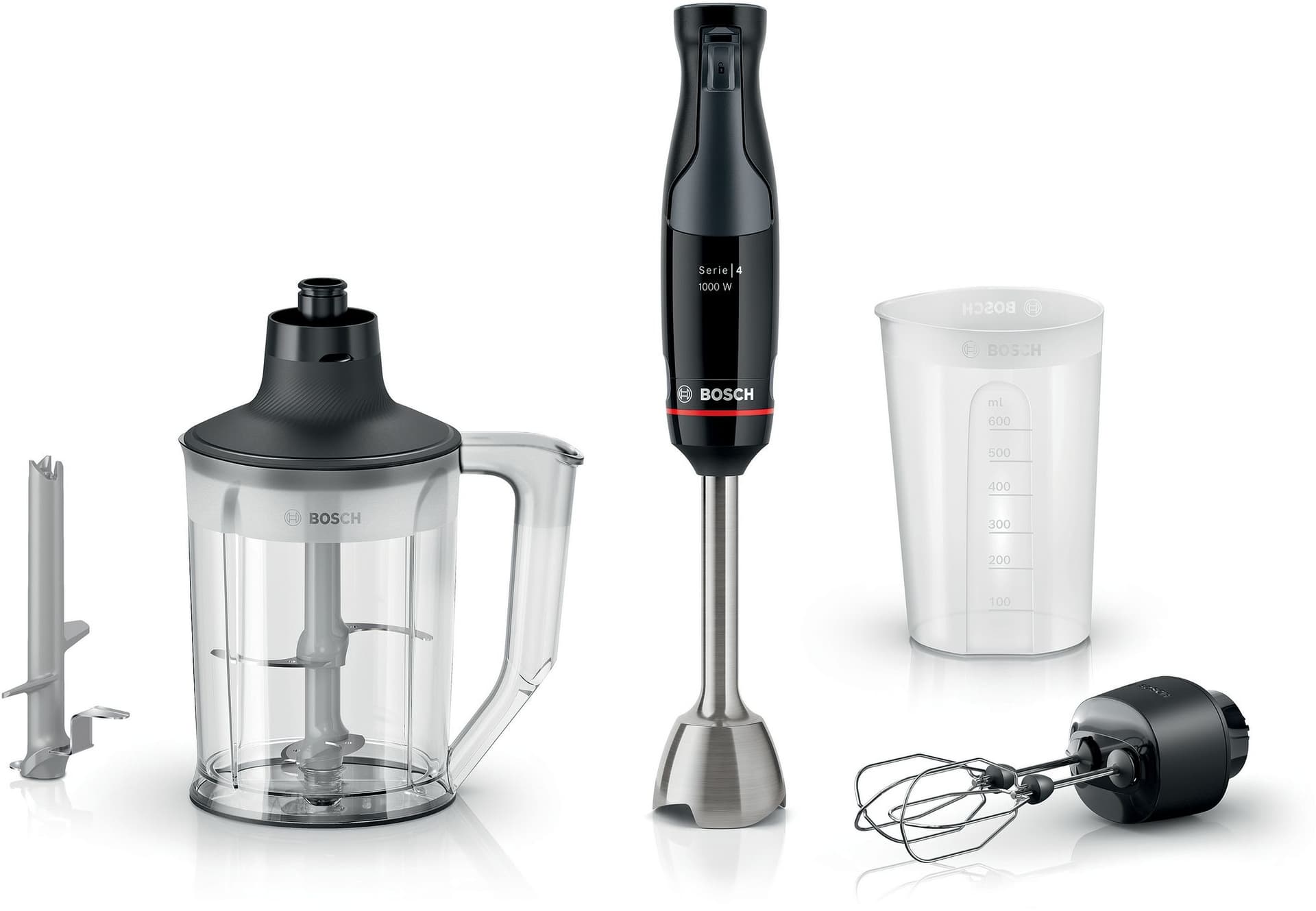 Bosch  Stavmixer ErgoMaster 1000 W Svart, antracit MSM4B654 Serie 4