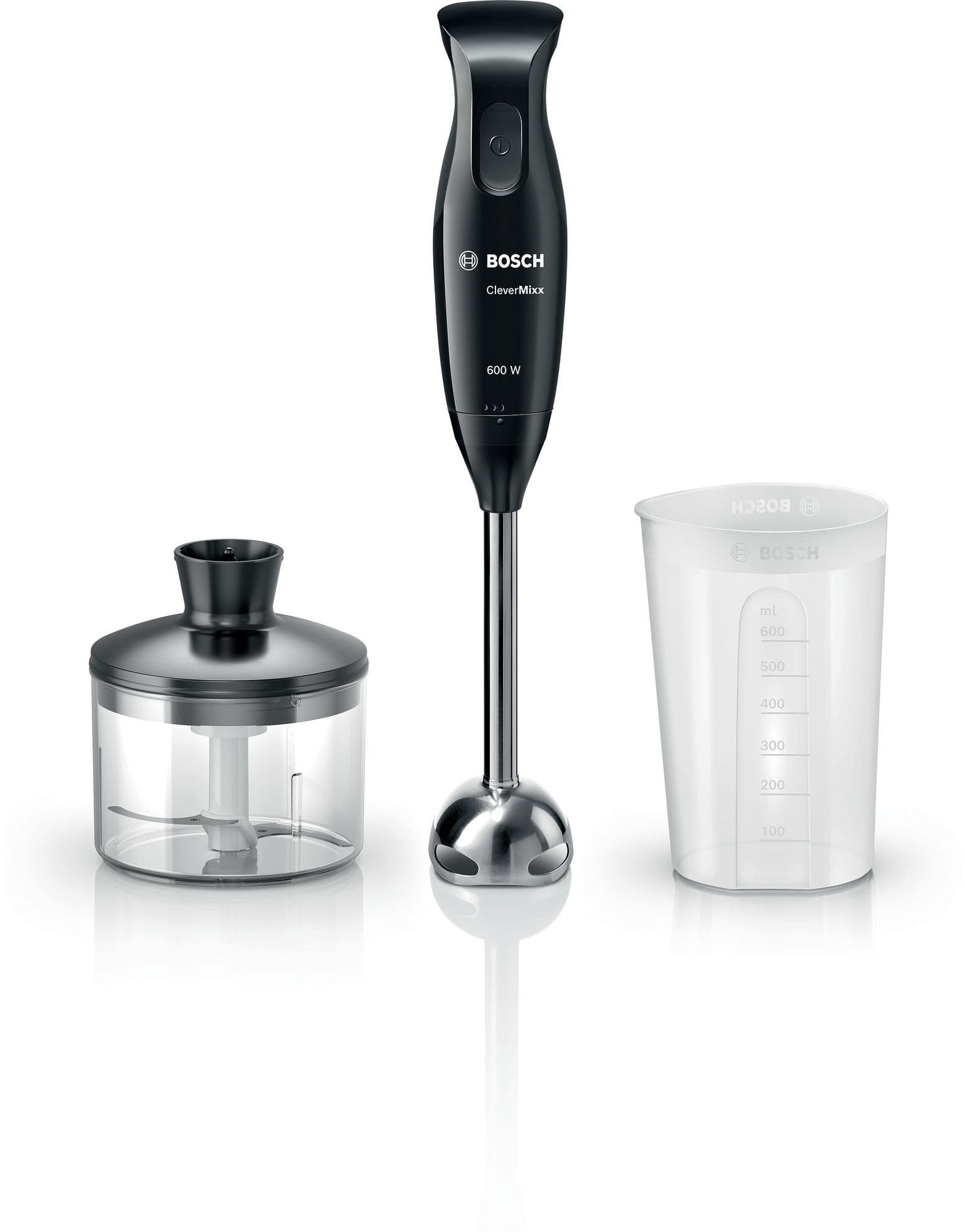 Bosch Stavmixer CleverMixx 600 W Svart, antracit MSM2620B