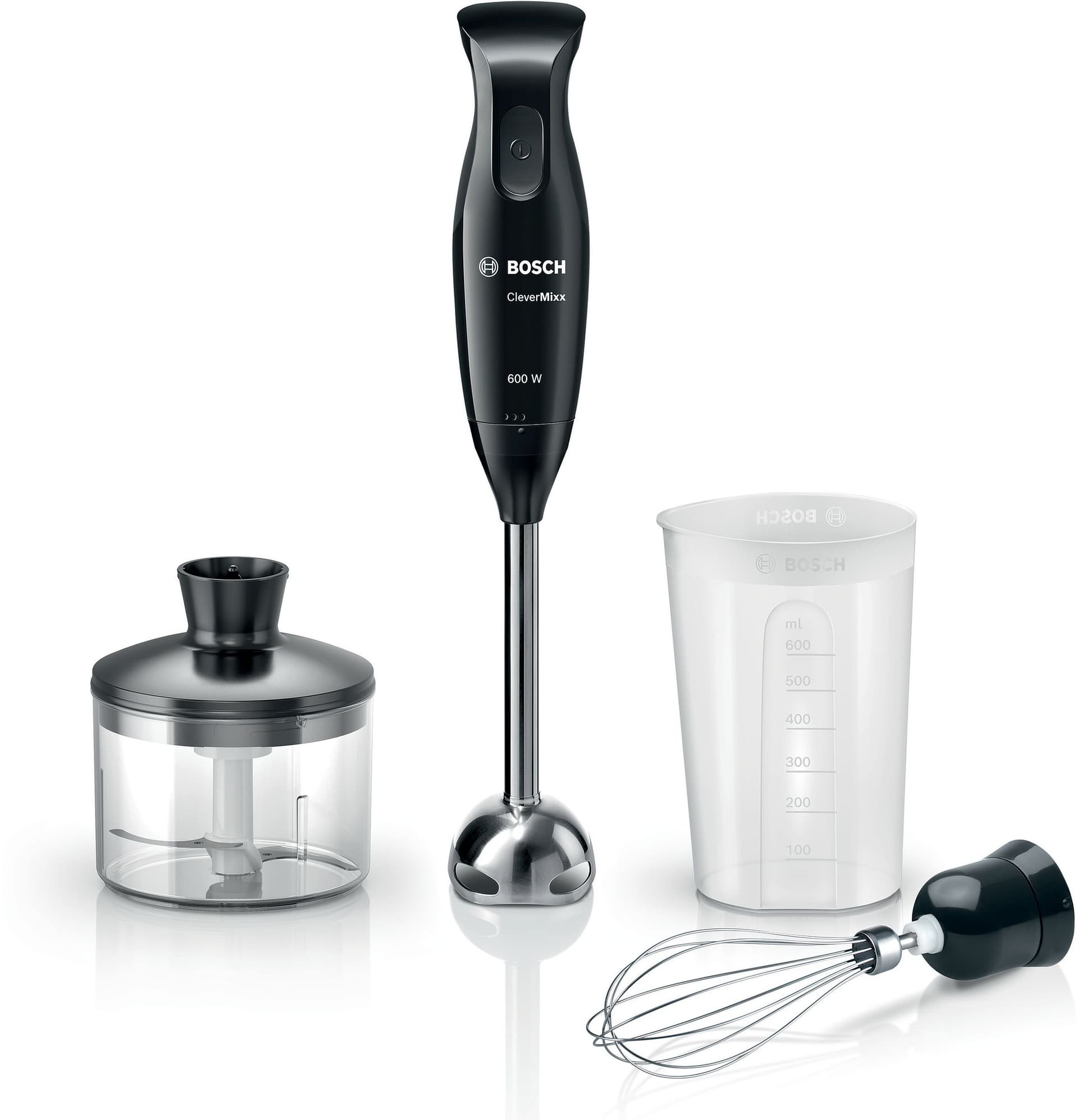 Bosch Stavmixer CleverMixx 600 W Svart, antracit MSM2650B