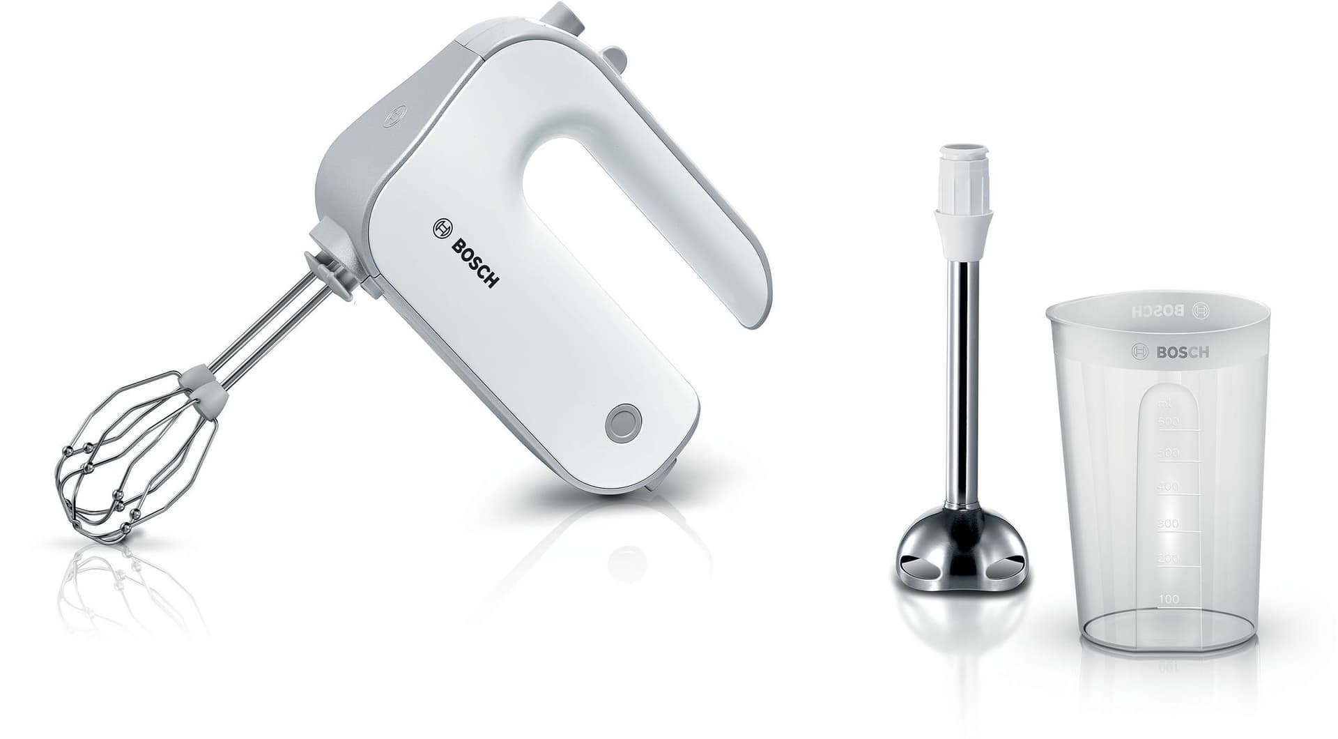 Bosch Elvisp Styline 500 W Vit, silver MFQ4070