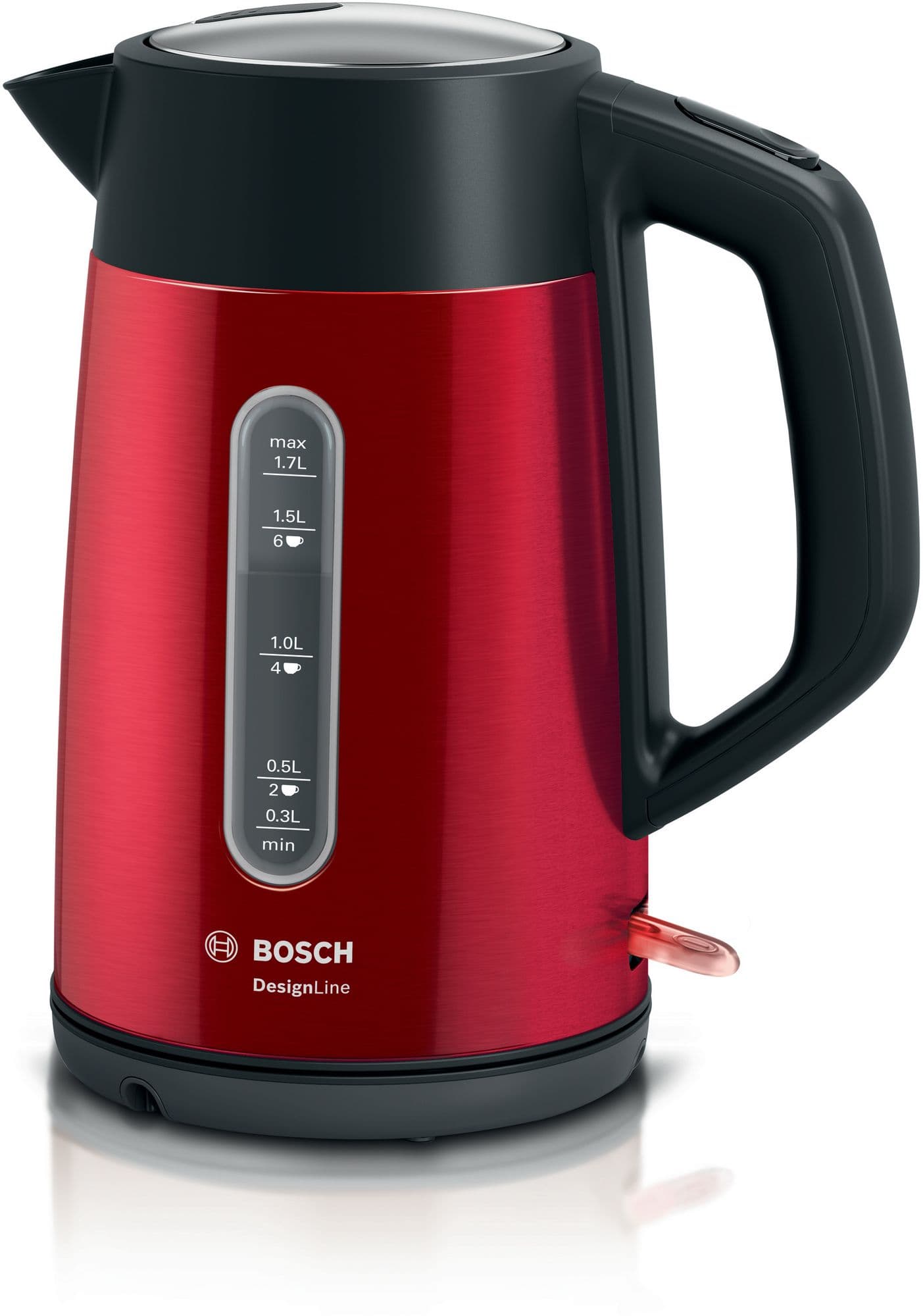 Bosch Vattenkokare DesignLine Röd TWK4P434
